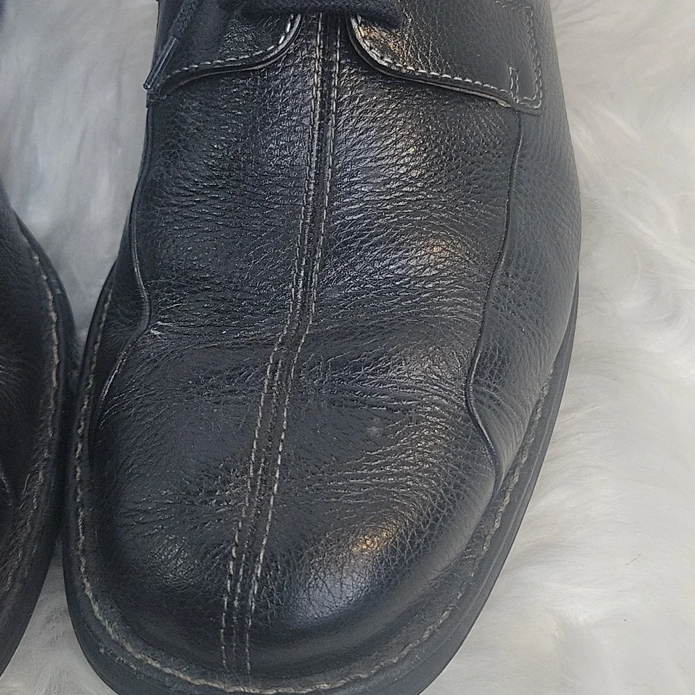 Johnston & Murphy Black Leather‎ Oxford Shoes Size 10.5